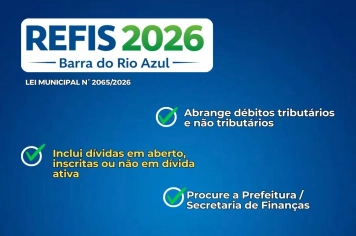 REFIS 2026 – Barra do Rio Azul