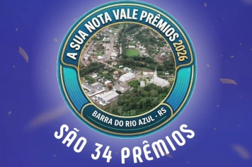 A SUA NOTA VALE PRÊMIOS 2026