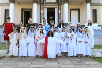 Alunos do teatro do CRAS encenam a Paixão do Senhor em Barra do Rio Azul