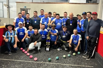 Equipe do Jubaré é campeã da Série Ouro do Campeonato Municipal de Bochas Masculino