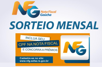 GANHADORES DO PROGRAMA NOTA FISCAL GAÚCHA DO MUNICÍPIO DE BARRA DO RIO AZUL - SORTEIO JULHO 2025