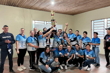 Equipe do Paloma é campeã da categoria Feminino do Municipal de Bochas