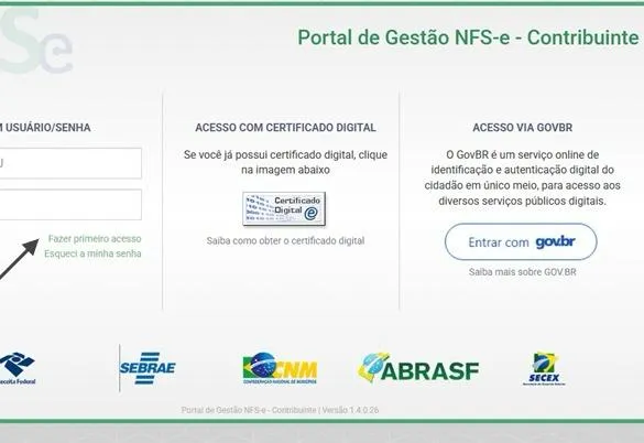 Emissão obrigatória da NFS-e no padrão nacional a partir de 2026